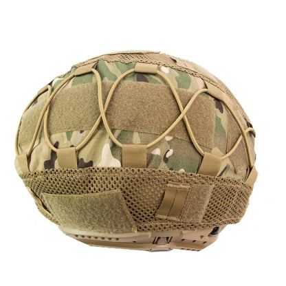 Tactical Helmet Cover Fast Helmet Multi-Camo Helmet Cover for Airsoft Helmet Paintball CS Wargame Sport Hunting Shooting Gear