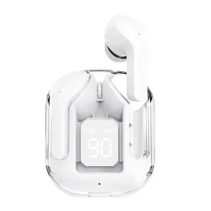 TWS Wireless Transparent Headphones Bluetooth Headset ENC Power Digital Display Stereo Sound Earphones for All Smartphones