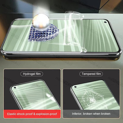 3-5Pcs Hydrogel Film For Realme GT2 GT3 GT NEO 5 3 2 9 10 Pro plus Screen Protector