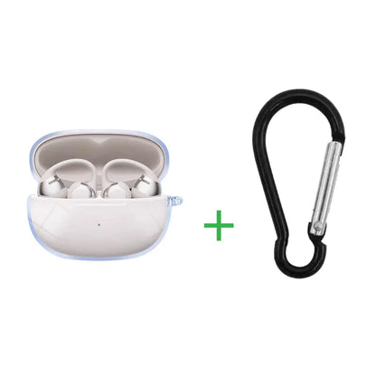 Clear Case Cover for SHOKZ OpenDots ONE Clip Earbuds Transparent  Soft TPU Full Protection Earphones Accessories