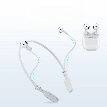 Headphone Neck Strap For AirPods 4 Anti-Lost Silicone Earphone Rope Holder Cable Wireless Bluetooth Headphone Neck Strap
