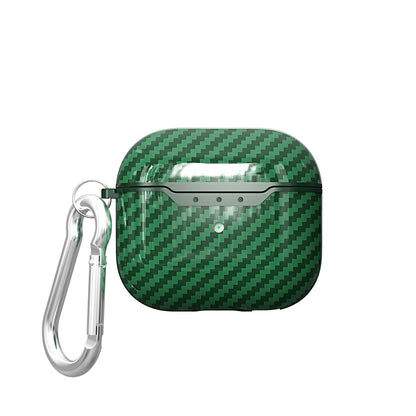 Business Carbon Fiber Pattern Earphone Cases For Airpods 4 3, 1/2 Case Headphones Protective Case For Apple Airpods Pro 2 Covers