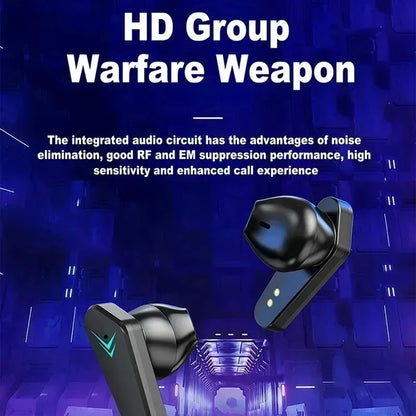 In-ear Light Wireless Headphones 65ms Low Latency Earbuds Fone Headset X15 TWS Earphones Bluetooth 5.4 For Gaming With Mic
