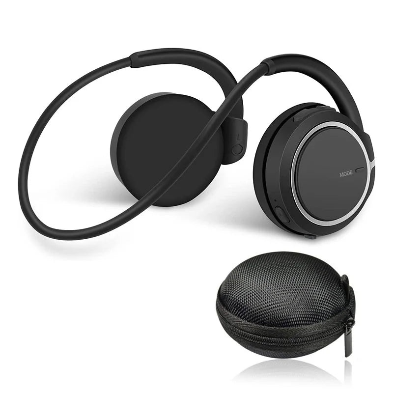 MP3 Player Bluetooth Headphones with TF Card Slot Sport Wireless Earphones HD Sound On Ear Bluetooth Headsets with Microphones