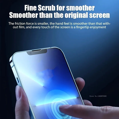 3Pcs Matte Tempered Glass For iPhone 15 14 Pro Max 7 8Plus XR XS Max Screen Protector For IPhone 11 12 13 Pro Mini Glass