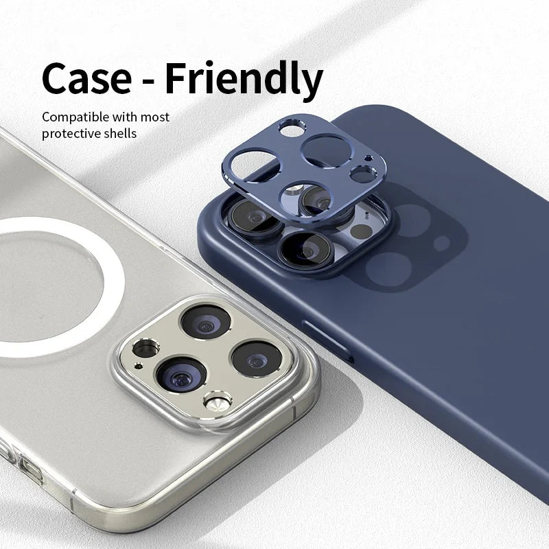 1pcs Metal Rear Camera Lens Protector for iPhone 15 Pro Max 15Plus 15Pro Aluminum Lens Cover Screen Protector Lens Ring Case