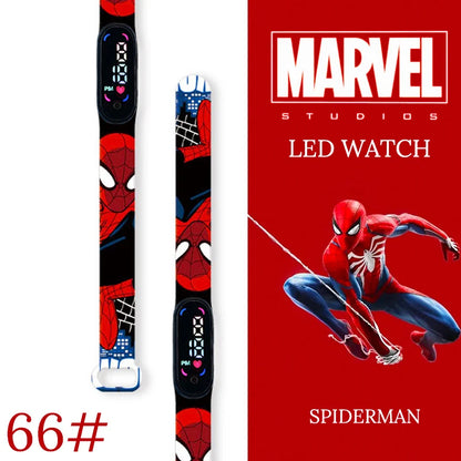 New Spiderman Kid's Watches Men Sport Wristband Bracelet Waterproof Children Digital Watch Boys LED Clock relogio montre