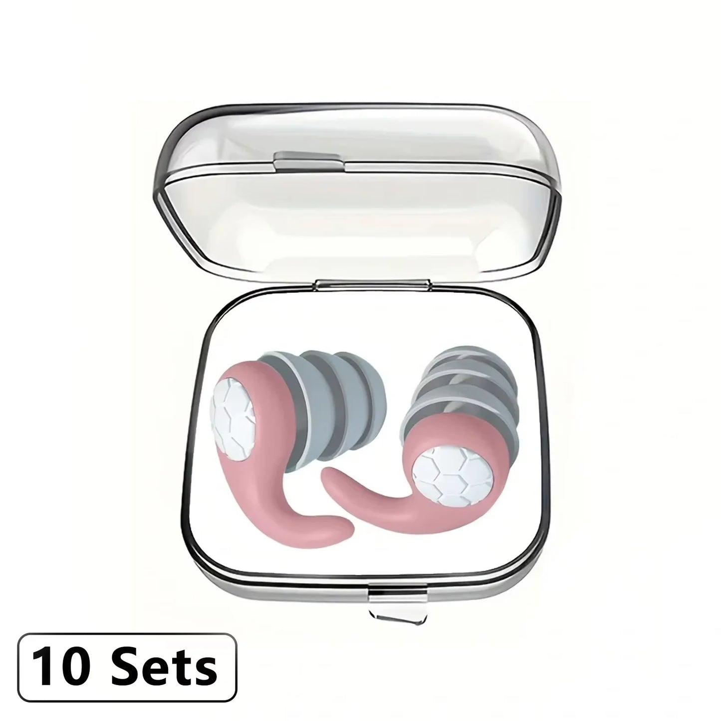 Silicone Sleeping Ear Plugs Three-Layer Noise Reduction Waterproof Earplug Professional Soundproof Earplug Earplugs For Swimming