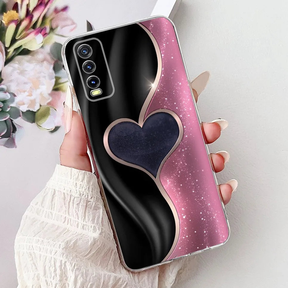 Soft Clear Siliocne Cover For Vivo V2027 V2028 V2029 Phone Case Vivo Y11s Y12s Y20 Y20s Y20i Y20G Cartoon Animals Flower Coque
