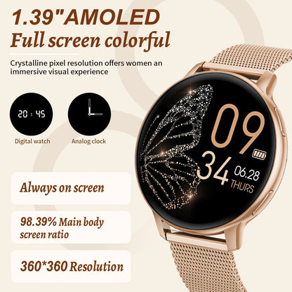 LIGE Bluetooth Call Smart Watch Women Fashion Watches Custom Dial Sport Fitness Health Tracker Smartwatch for Android IOS 2026