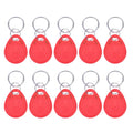 5YOA 10pcs 125KHz Read-Only RFID TK4100 EM4100 Proximity Keyfobs Smart Secure Door Entry Access Control ID Keychain Token Tag