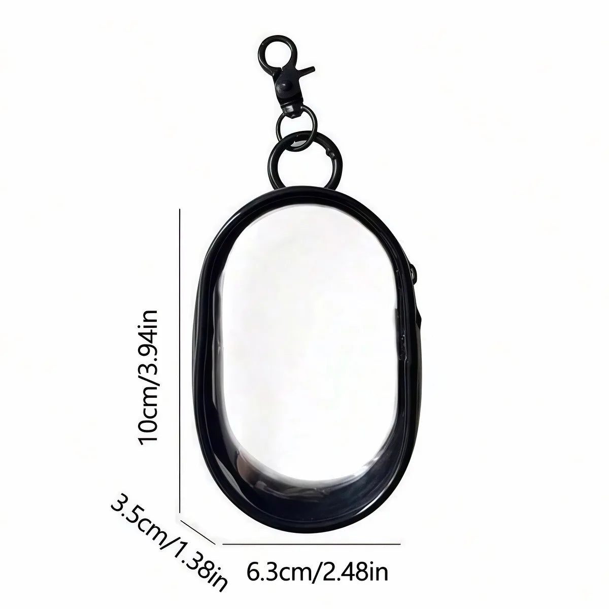 Portable Mini Clear Zipper Storage Bag KeychainCartoon Doll ChildrenToy MysteryBox Organizer for Earphones Chargers Gift Bag liu