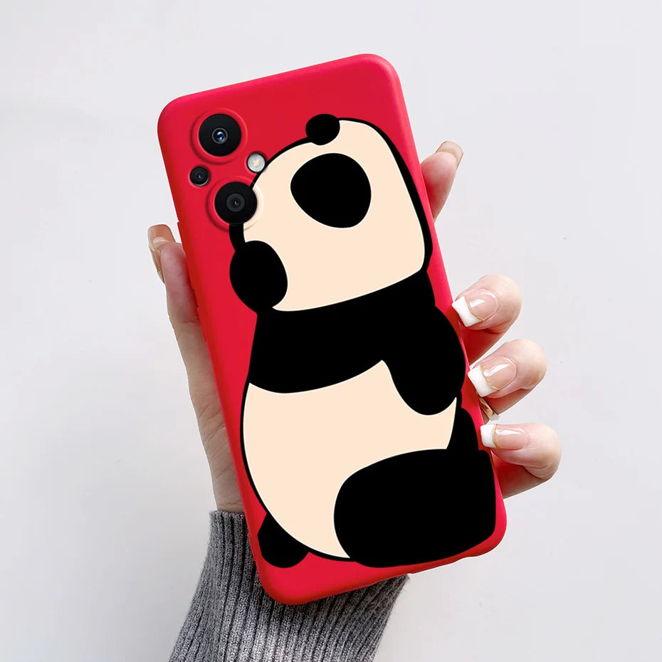 For Oppo Reno7 Z 5G Case Reno 7 8 Lite Bear Cartoon Frog Soft Silicone Phone Case For Oppo Reno 7Z 8Z Reno7Z 5G Back Cover Capa