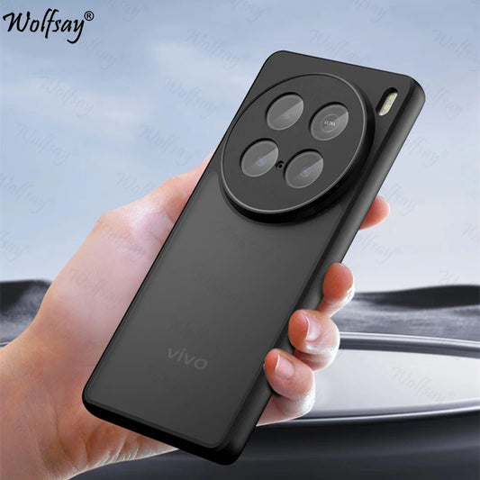 Matte Transparent Case For Vivo X100 Ultra Case Full Edge Matte PC Back Cover Vivo X100 Ultra Case For Vivo X100 Ultra X100S Pro