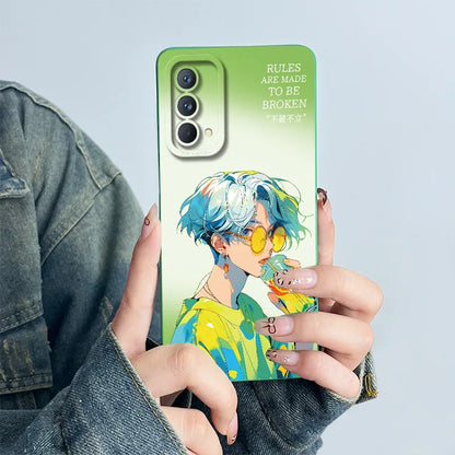 For Realme GT Master Phone Case GTmaster Edition RMX3363 RMX3360 Casing Soft Silicone Sweet Painted Fashion Flower Printed Cover