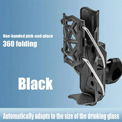 Adjustable Motorcycle Bike Cup Holder Handlebar Water Bottle Bike Mount For 32-77mm For Harley Honda Suzuki Yamaha,Kawasaki KTM