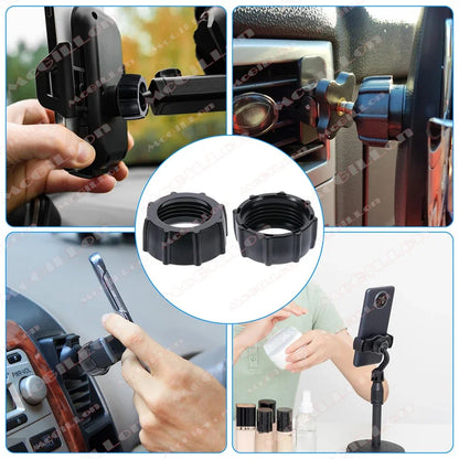 Universal 17mm Ball Mount Air Outlet Fixing Clip Nut Screw Base Option Holder for Car Phone Holder GPS Dash Suction Cup Bracket