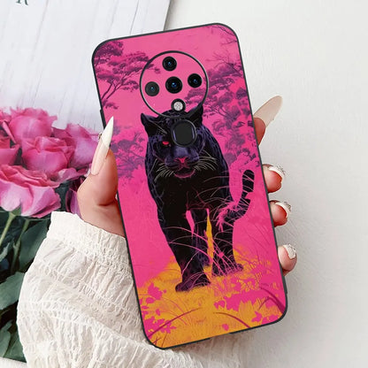 6.8'' For Tecno Spark6 KE7 Back Cover For Techno Spark 6 Case Shockproof Luxury Cute Cartoon Funny Cool Silicone Bumper Funda