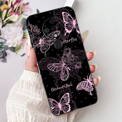 6.8'' For Tecno Spark6 KE7 Back Cover For Techno Spark 6 Case Shockproof Luxury Cute Cartoon Funny Cool Silicone Bumper Funda