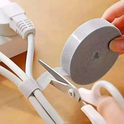 1/3/5M Cable Organizer Cable Ties Management Wire Winder Tape Earphone Mouse Cord Management Ties 2030