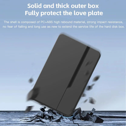 Rouhong ssd case 2.5" External Hard Drive Enclosure USB 3.0 Hard Disk Case 6TB Supports 7mm 9.5mm SATA SSD HDD For Laptop PC