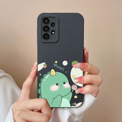 Case For Samsung Galaxy A13 A 13 4G 5G New Design Soft Liquid Silicone Full Coverage Back Cover Anti Slip Shockproof Bumper Capa