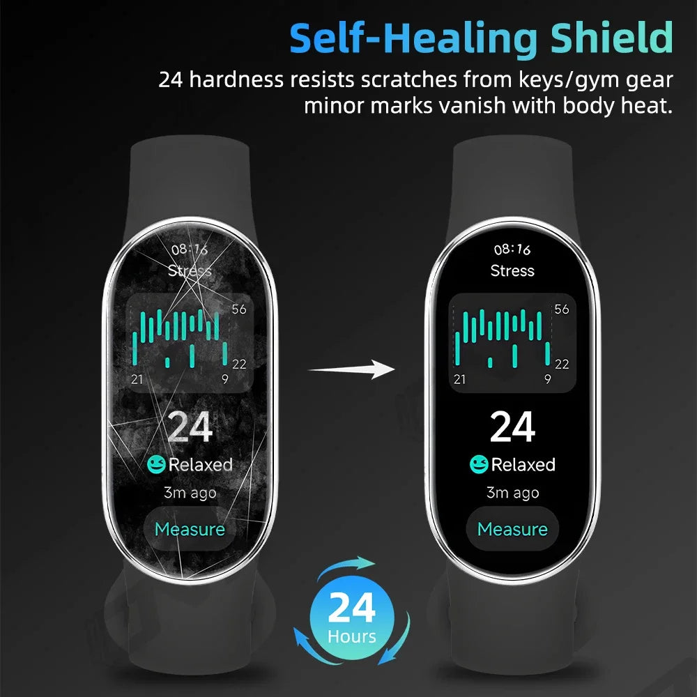 Hydrogel Film for Xiaomi Mi Band 10 Screen Protector Anti-scratch, HD Clear Full Coverage Soft Protective Film Accessories