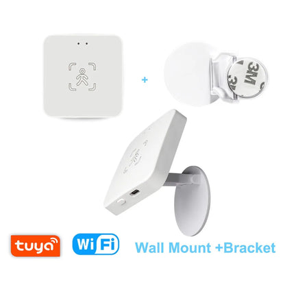 Tuya WiFi / Zigbee Human Presence Detector 24G,Luminance/Distance Detection, Smart Human Body PIR Sensor Support Home Assistant