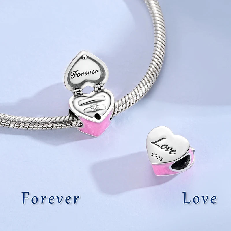 New IN 925 Sterling Silver Charms Beads Headphones Snail Fox Rose Pendant Jewelry Fit Original Bracelet For Women DIY Gift
