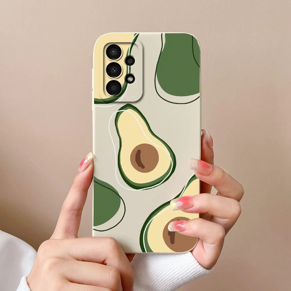 Case For Samsung Galaxy A13 A 13 4G 5G New Design Soft Liquid Silicone Full Coverage Back Cover Anti Slip Shockproof Bumper Capa