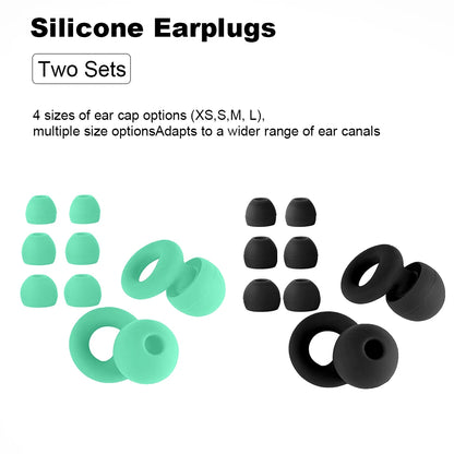 Concert Ear Plugs, High Fidelity Noise Cancelling Silicone Ear Plugs, Reusable Ear Plugs for Musicians, , Focus and Sleep