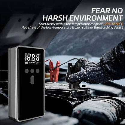New 1000A Car Jump Starter Power Bank Portable 150PSI Air Pump Car Battery Emergency Boosters 12V Starting Device Car Starter
