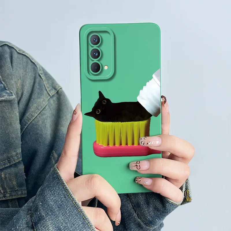 For Realme GT Master Phone Case GTmaster Edition RMX3363 RMX3360 Casing Soft Silicone Sweet Painted Fashion Flower Printed Cover