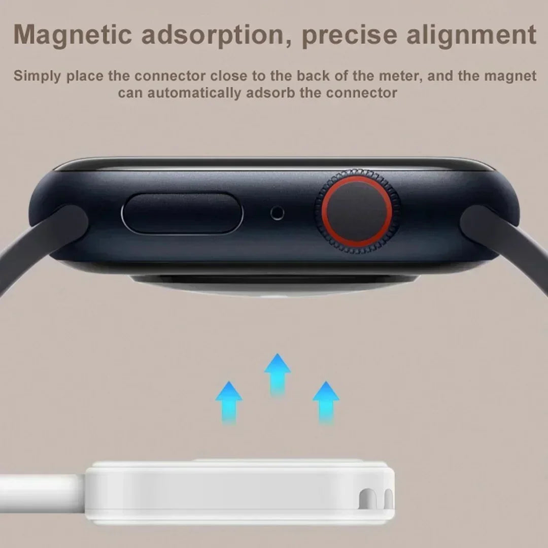 VIKEFON Magnetic Wireless Fast Charger for Apple Watch series 9 8 7 6 SE Type C For iPhone convert Charger for iWatch Series 6 5