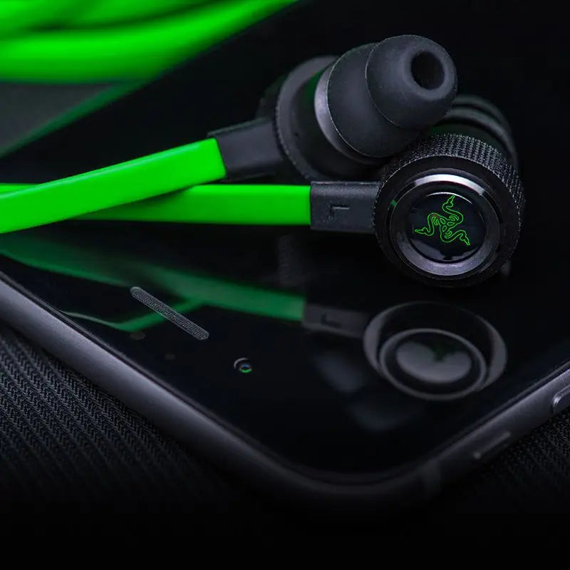 Razer HAMMERHEAD PRO V2 Headphones 3.5mm Wired Portable Stereo Music Bass In-Ear Sports Earphones with Mic Handsfree Call Phone