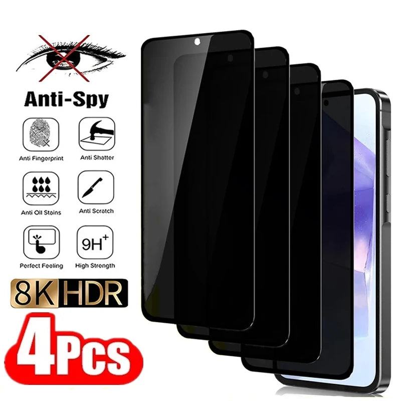 Privacy Screen Protector for Samsung A55 A56 A36 A26 A15 A14 A13 A06 A54 A53 A52 A33 A34 A35 A25 A22 A32 A01 A03 A02 A05 Glass