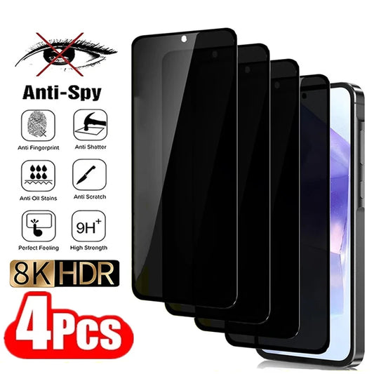 Privacy Screen Protector for Samsung A55 A56 A36 A26 A15 A14 A13 A06 A54 A53 A52 A33 A34 A35 A25 A22 A32 A01 A03 A02 A05 Glass