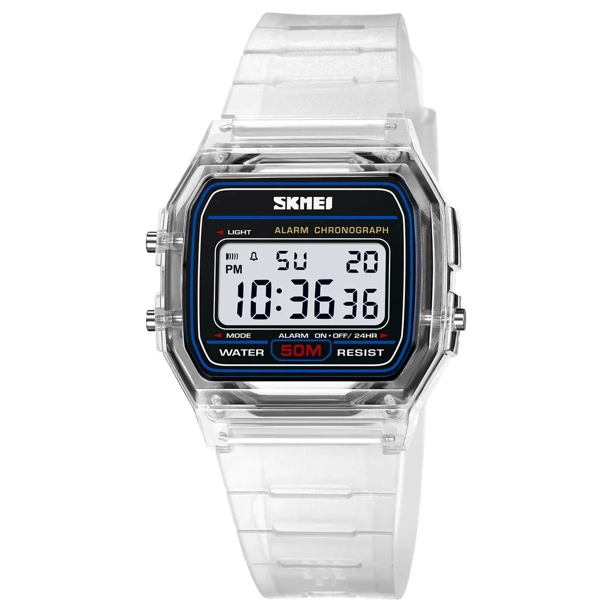 SKMEI 2056 Waterproof Sports Watch for Men Women Electronic Countdown Boy Girl Digital Date Wristwatches Woman Reloj Masculino