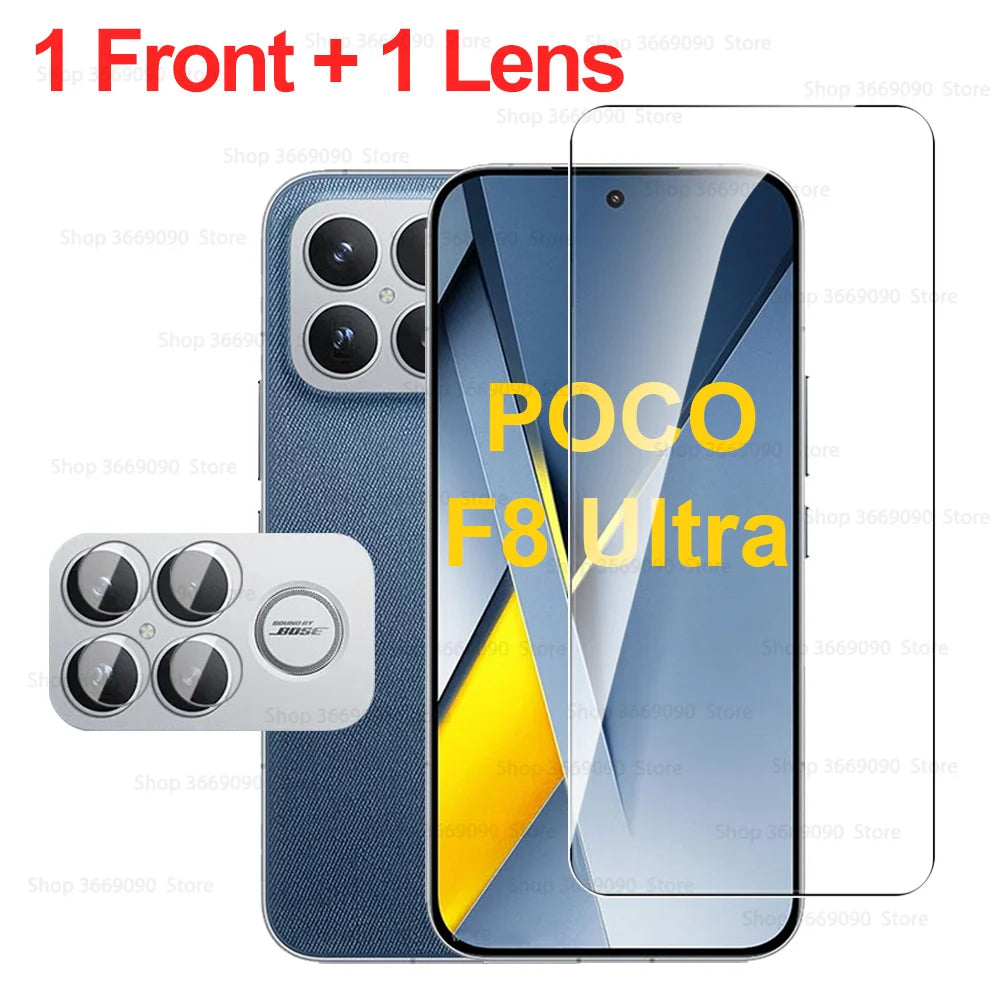 6in1 For Xiaomi Poco F8 Ultra Camera Film Tempered Glass PocoF8Ultra Poko Little F 8 Ultra F8Pro 5G Lens Screen Protective Glass