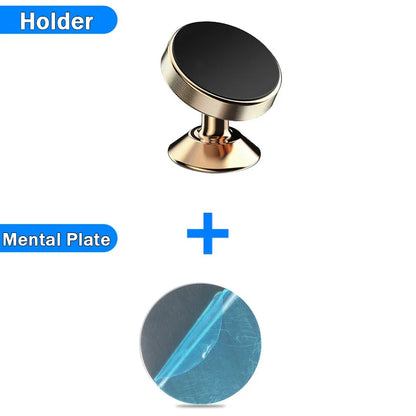 Magnetic Car Phone Holder Universal Magnet Phone Mount in Car Mobile Cellphone Stand for iPhone Xiaomi Samsung Redmi