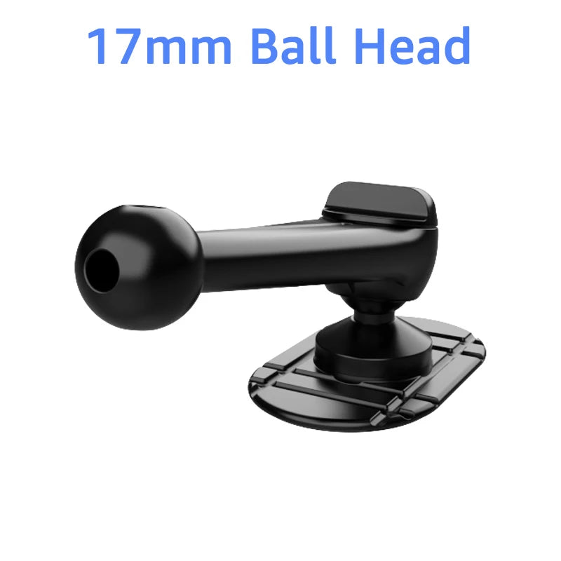 Car Cell Phone Holder Base 17mm Ball Head Base for Car Dashboard Phone Mount 360° Rotation  Car Phone Bracket Accessories