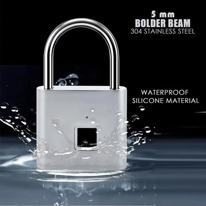 CDOK P2 fingerprint padlock, built-in rechargeable battery, outdoor waterproof, easy to use