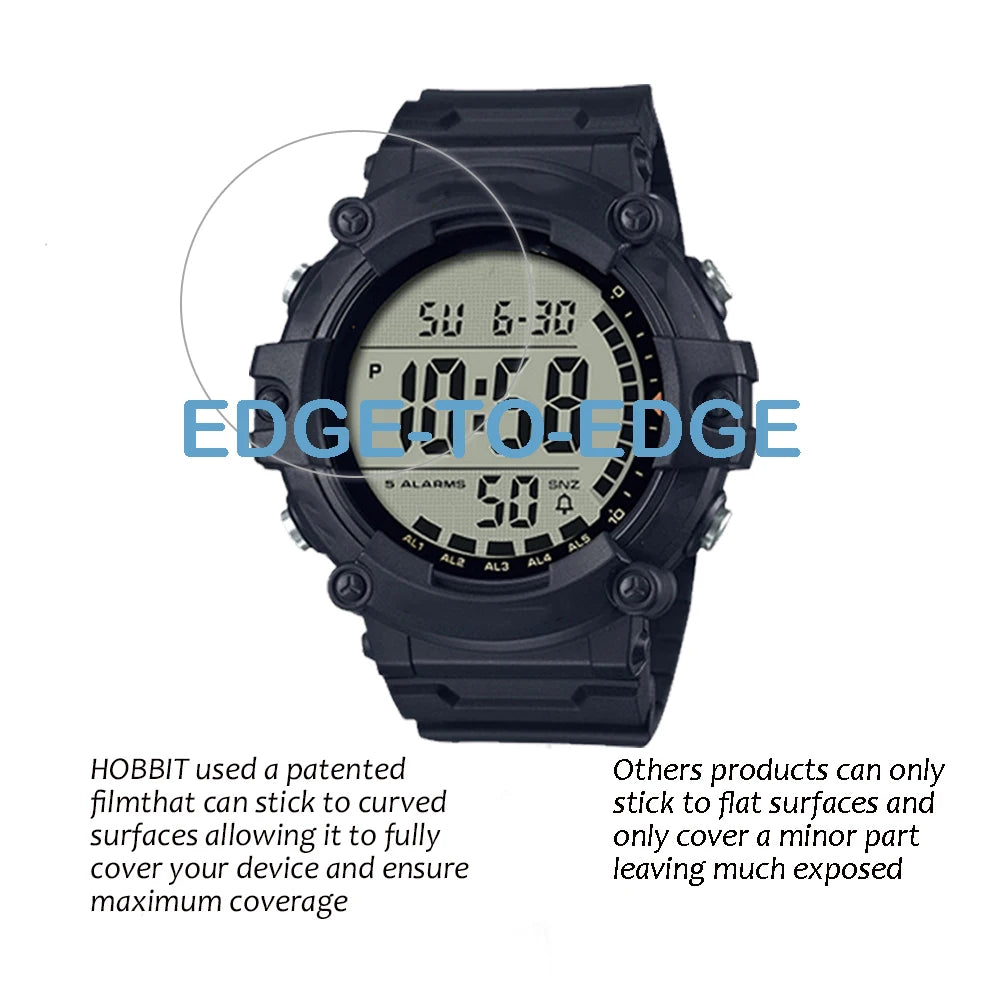1-3PCS Explosion-proof Screen Protector For AE-1500  AE-1500wh AE1500 Watch Film HD Clear TPU Protective Film NOT Glass