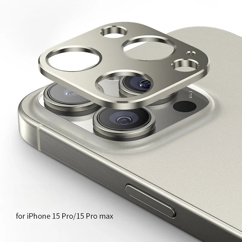 1pcs Metal Rear Camera Lens Protector for iPhone 15 Pro Max 15Plus 15Pro Aluminum Lens Cover Screen Protector Lens Ring Case