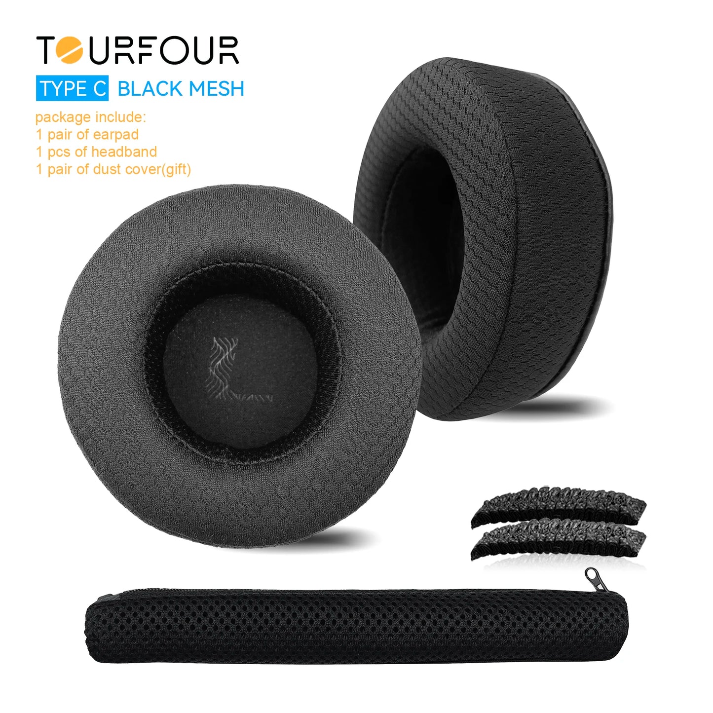 TOURFOUR Replacement Earpads for Beyerdynamic DT770,DT880,DT990,DT770pro,DT880pro,DT990pro,MMX300 Headphones Ear Cushion