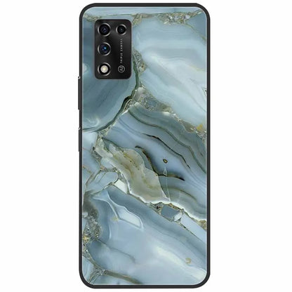 For ZTE Libero 5G II Case Marble Soft Silicone Protective Back Covers for ZTE Libero 5G III A202ZT 2022 5GIII Flower Coque TPU