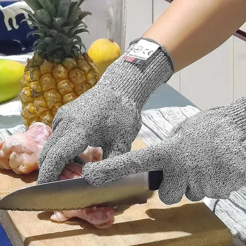 HPPE Grade 5 Anti-cut Gloves Wear-resistant and Anti-cut Protective Gloves Gardening Labor Protection Gloves