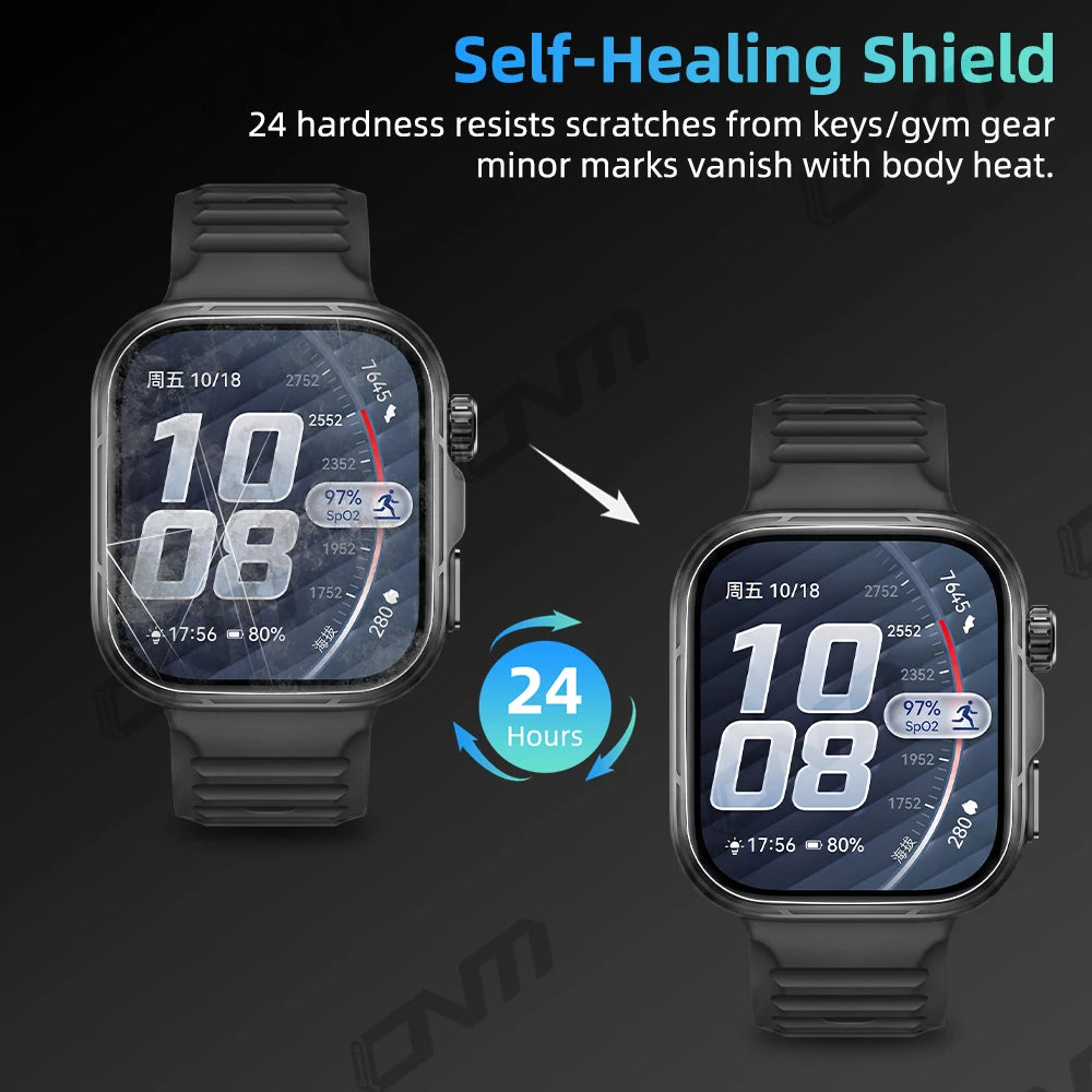 Soft Protection Film For Huawei Watch Fit 5/5 Pro Screen Protector Clear Hd Flexible Anti-Scratch Film Accessories (Not Glass)