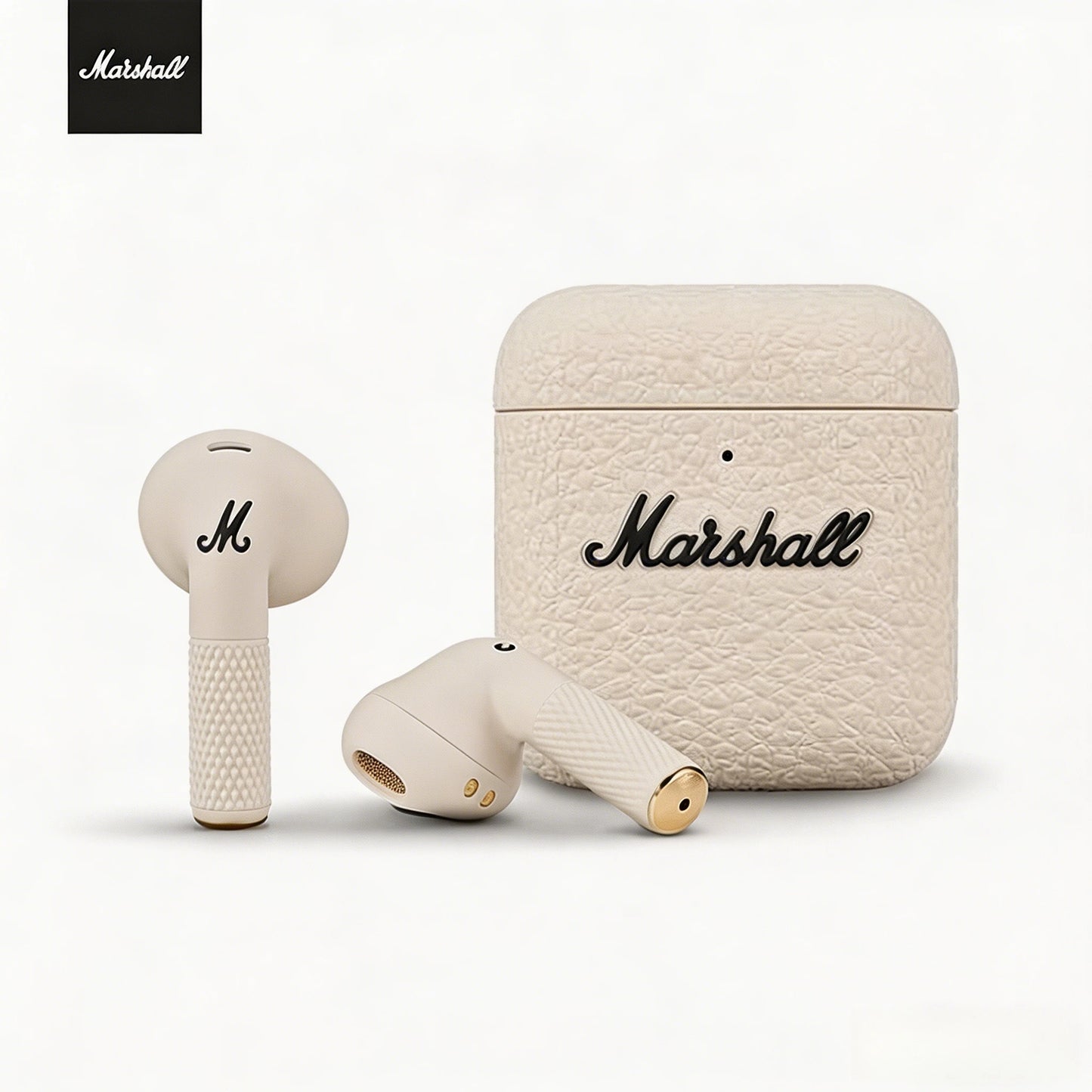 Original Marshall MINOR III TWS Bluetooth Earphones Active Noise Reduction True Wireless Long Range Outdoor Festival Gift Black