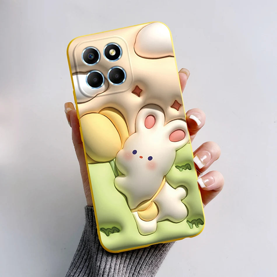 For Honor X6 5G Case VNE-LX1 VNE-LX2 VNE-LX3 Phone Cover Popular Astronaut Soft Funda For Honor X8 TFY-LX1 HonorX8 Bumper Coque